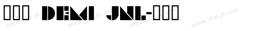 触控笔 Demi JNL字体转换